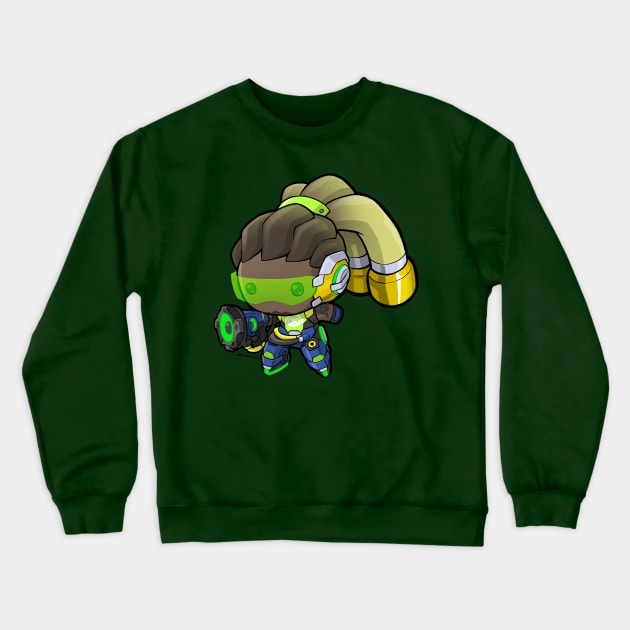 Lil Skating DJ Crewneck Sweatshirt by fallerion